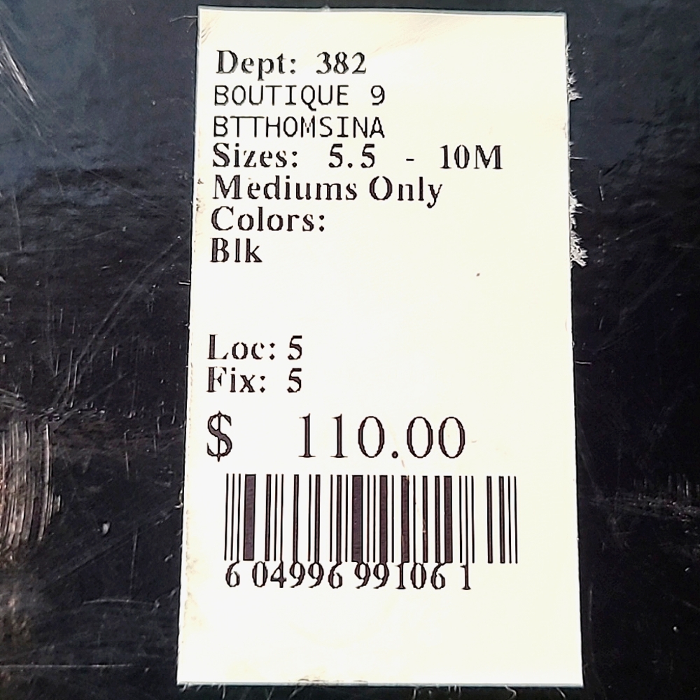 BOUTIQUE 9 - THOMSINA 6 blk - Picture 10 of 10
